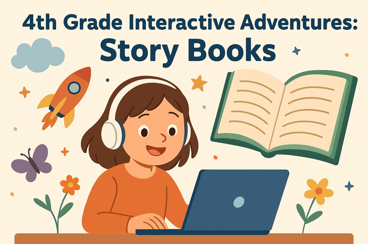 4th Grade Interactive Adventures: Story Books